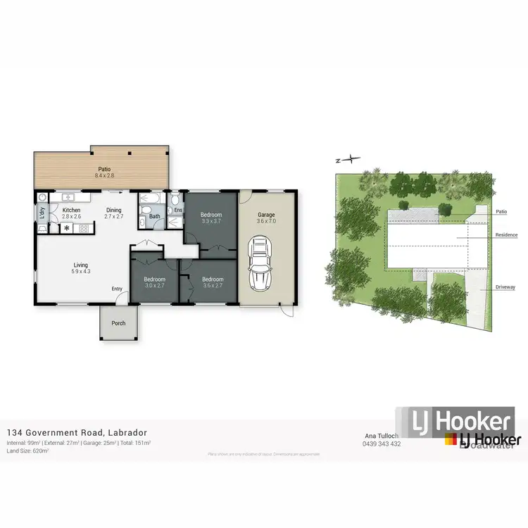 Floorplan of Homely house listing, 134 Government Road, Labrador QLD 4215