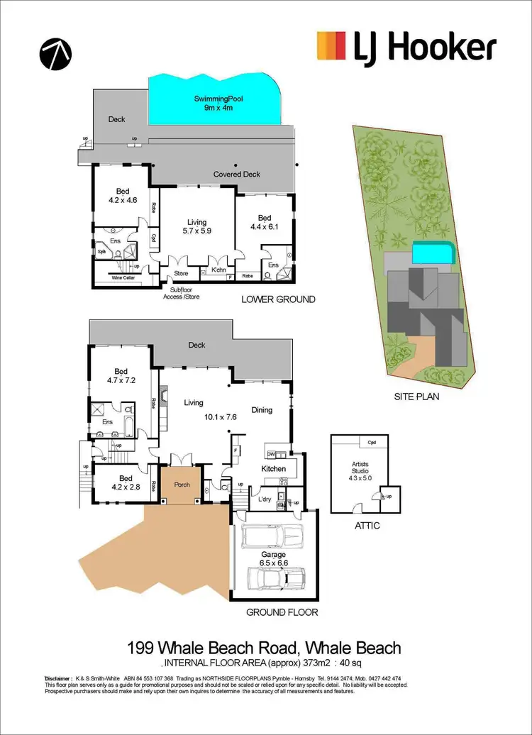 Floorplan of Homely house listing, 199 Whale Beach Road, Whale Beach NSW 2107