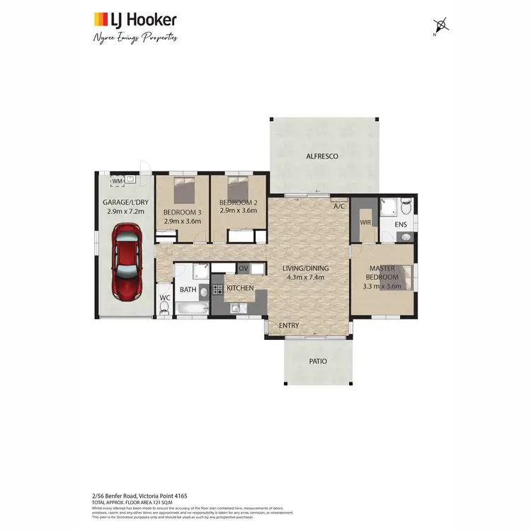 Floorplan of Homely house listing, 2/56 Benfer Road, Victoria Point QLD 4165