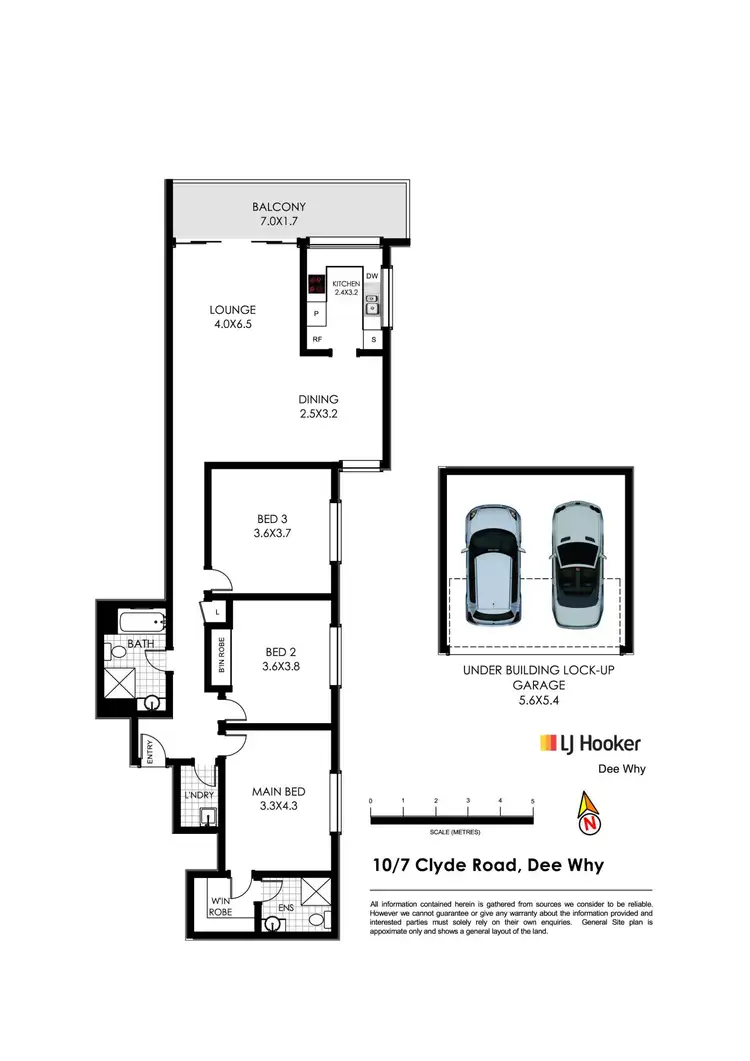 Floorplan of Homely apartment listing, 10/7-9 Clyde Road, Dee Why NSW 2099