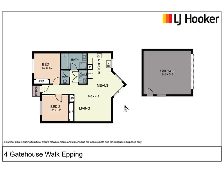 Floorplan of Homely house listing, 4 Gatehouse Walk, Epping VIC 3076