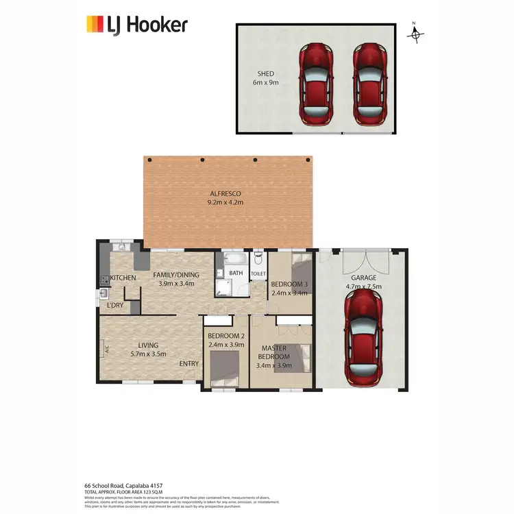 Floorplan of Homely house listing, 66 School Road, Capalaba QLD 4157
