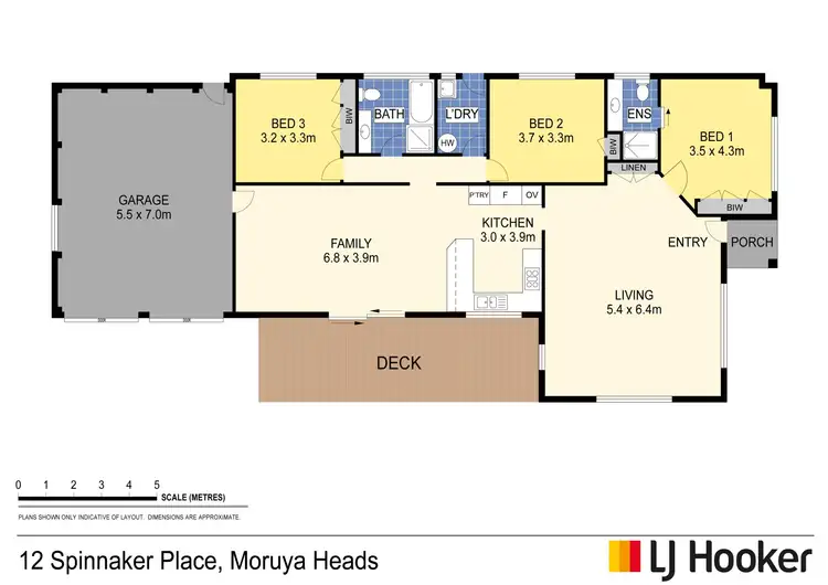 Floorplan of Homely house listing, 12 Spinnaker Place, Moruya Heads NSW 2537