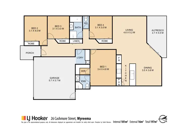 Floorplan of Homely house listing, 26 Cashmore Street, Wyreema QLD 4352