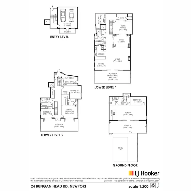Floorplan of Homely house listing, 24 Bungan Head Road, Newport NSW 2106