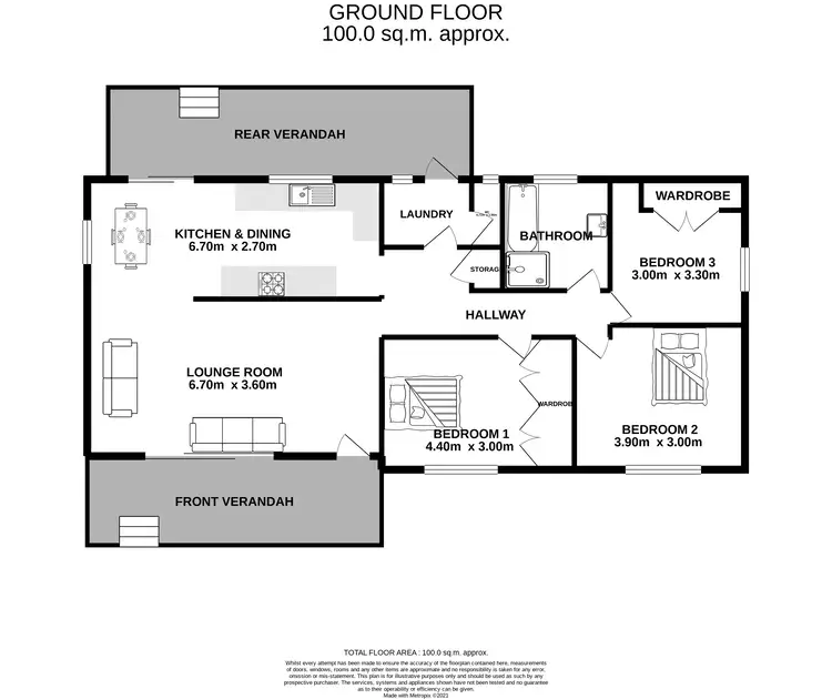 Floorplan of Homely house listing, 3 Yilgarn Avenue, Cessnock NSW 2325