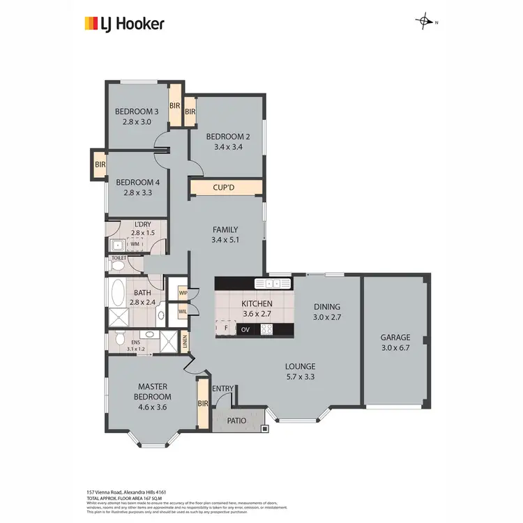 Floorplan of Homely house listing, 157 Vienna Road, Alexandra Hills QLD 4161