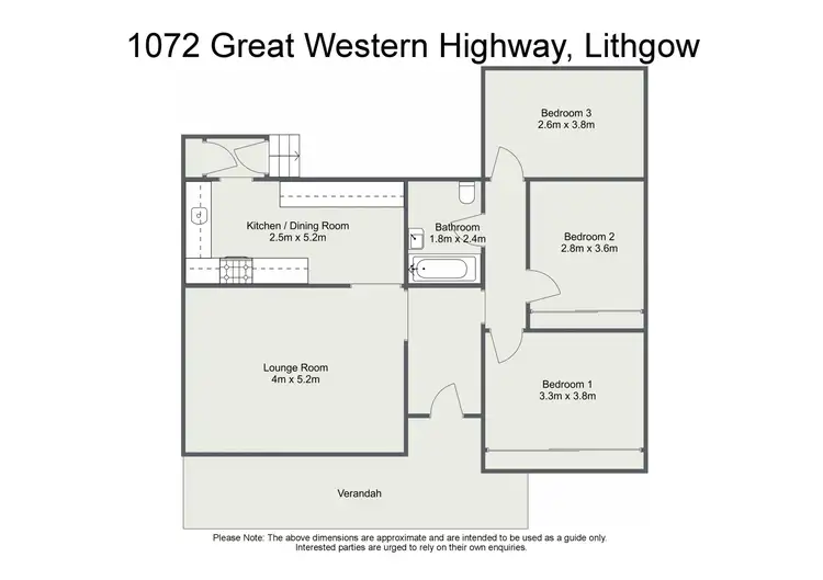 Floorplan of Homely house listing, 1072 Great Western Highway, Lithgow NSW 2790