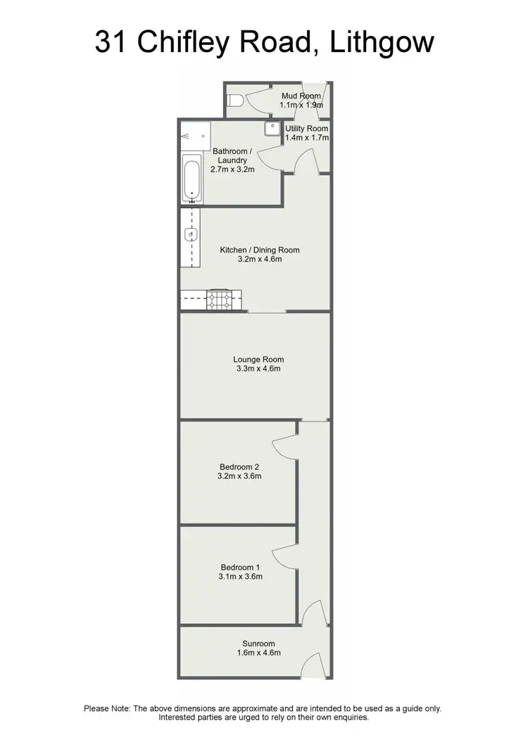 Floorplan of Homely house listing, 31 Chifley Road, Lithgow NSW 2790