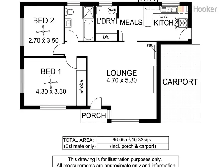 Floorplan of Homely unit listing, 5/427 Kensington Road, Rosslyn Park SA 5072