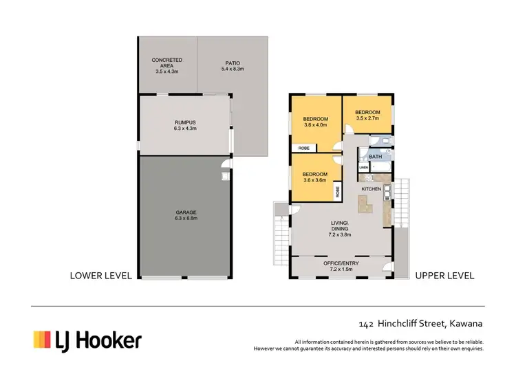 Floorplan of Homely house listing, 142 Hinchliff Street, Kawana QLD 4701