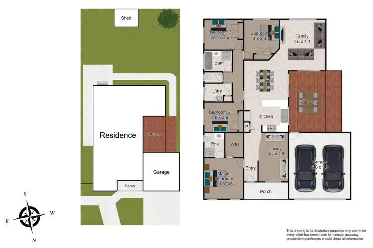 Floorplan of Homely house listing, 80 Gallery Way, Pakenham VIC 3810
