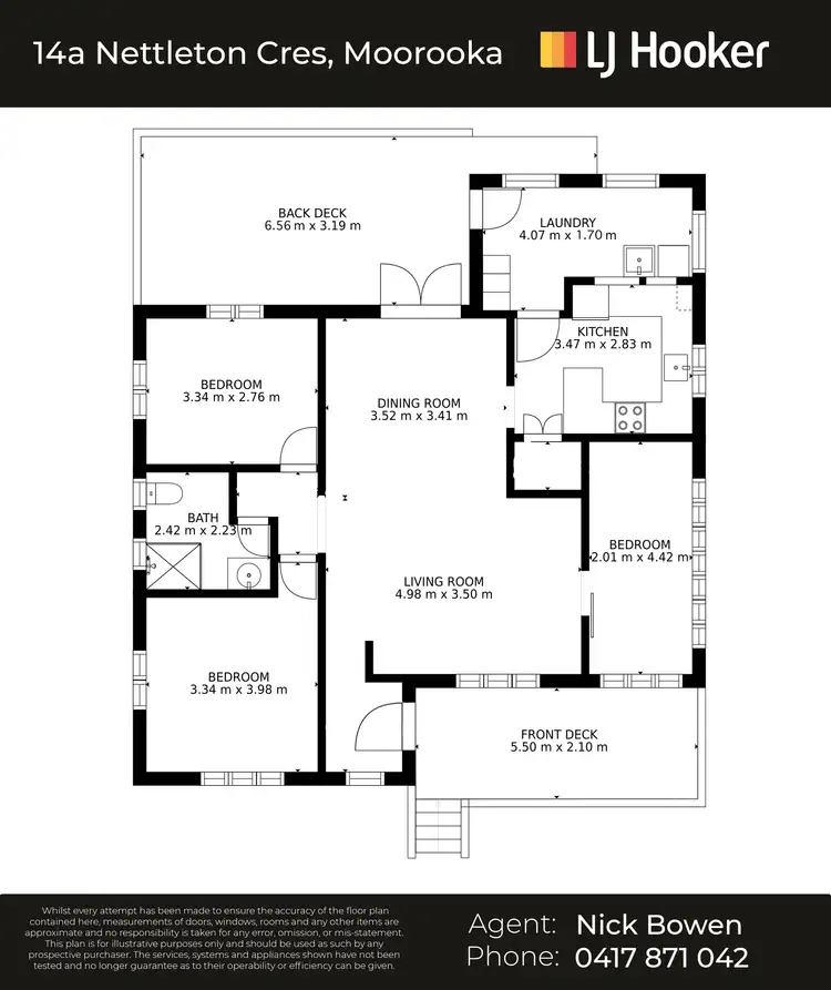Floorplan of Homely house listing, 14A Nettleton Crescent, Moorooka QLD 4105