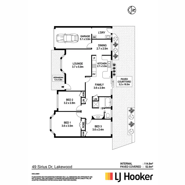 Floorplan of Homely house listing, 49 Sirius Drive, Lakewood NSW 2443