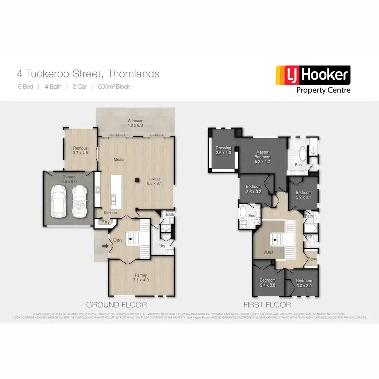 Floorplan of Homely house listing, 4 Tuckeroo Street, Thornlands QLD 4164