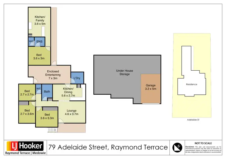 Floorplan of Homely house listing, 79 Adelaide Street, Raymond Terrace NSW 2324