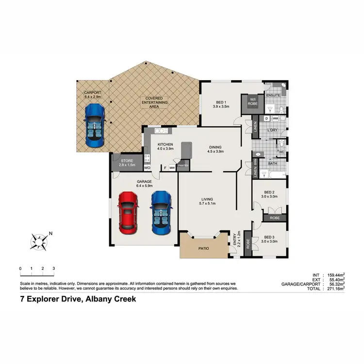 Floorplan of Homely house listing, 7 Explorer Drive, Albany Creek QLD 4035