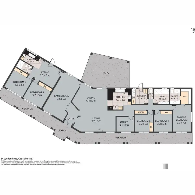 Floorplan of Homely house listing, 34 Lyndon Road, Capalaba QLD 4157