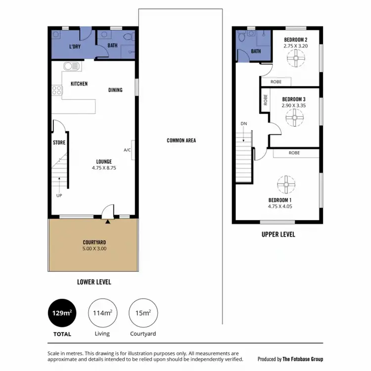 Floorplan of Homely townhouse listing, 4/2 Adelaide Terrace, Edwardstown SA 5039