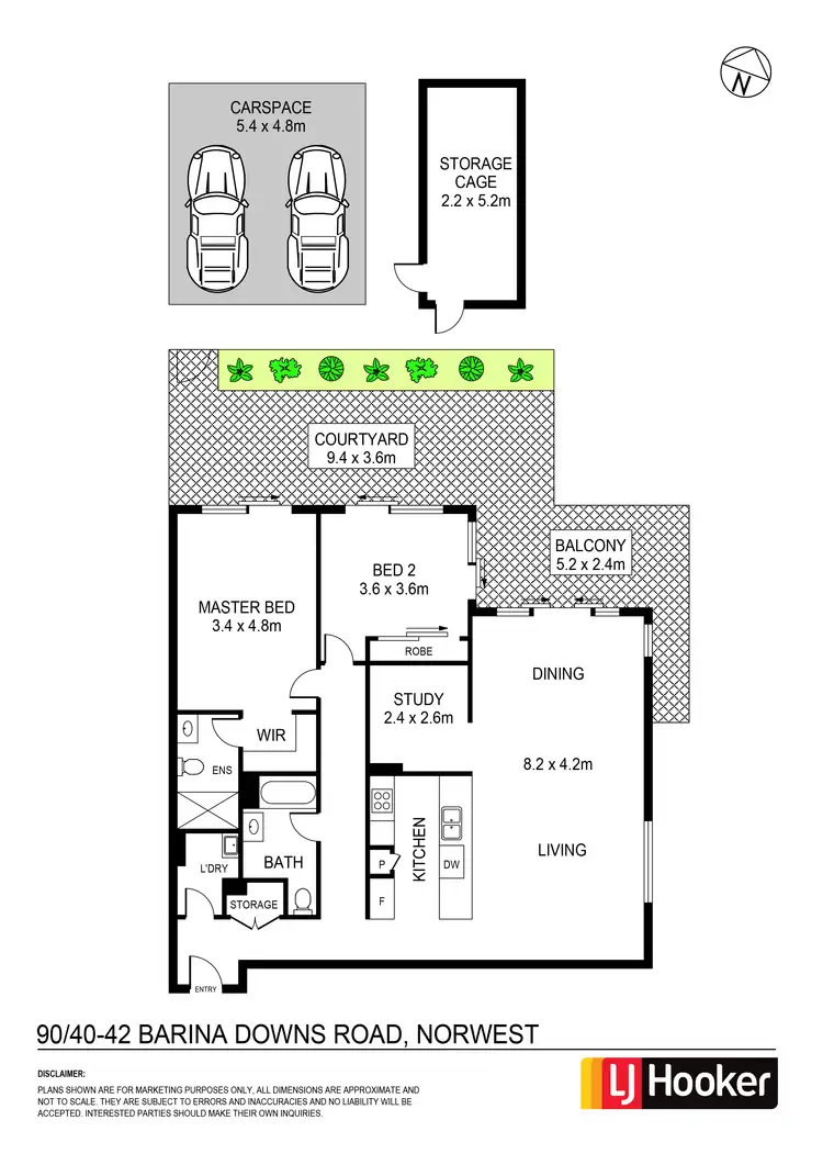 Floorplan of Homely unit listing, 90/40-42 Barina Downs Road, Norwest NSW 2153