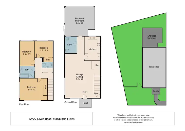 Floorplan of Homely house listing, 12/29 Myee Road, Macquarie Fields NSW 2564