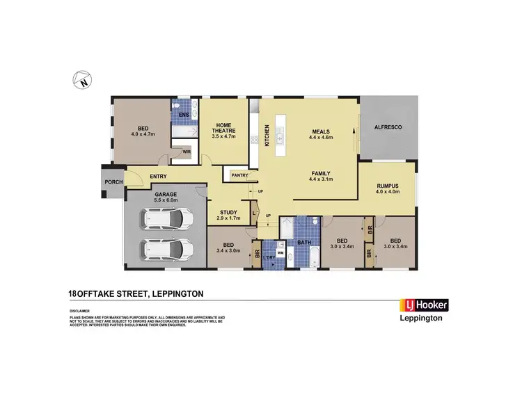 Floorplan of Homely house listing, 18 Offtake Street, Leppington NSW 2179