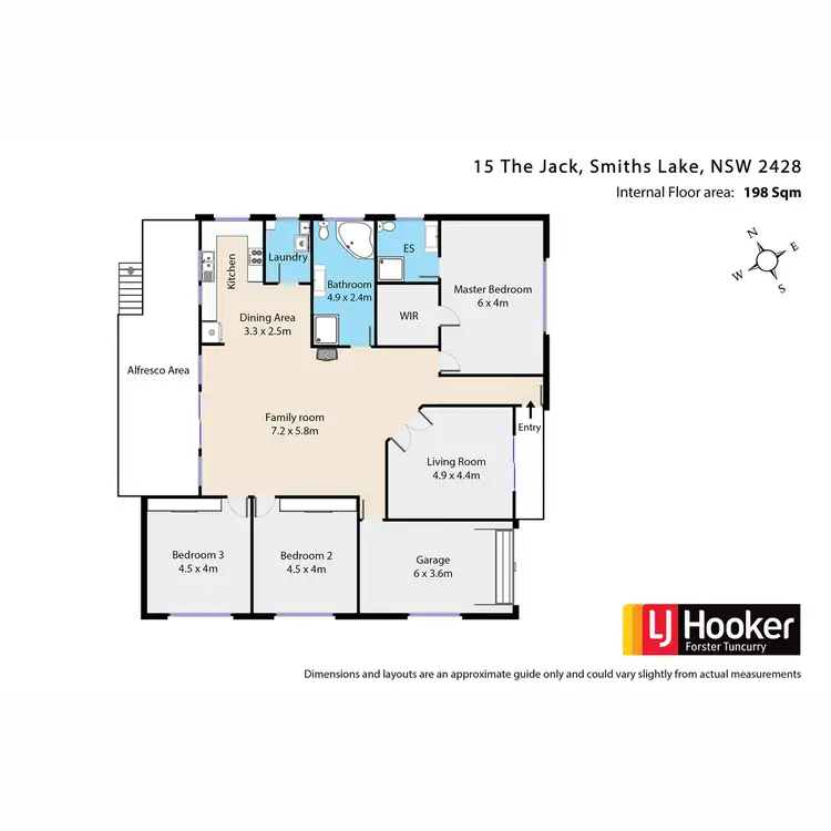 Floorplan of Homely house listing, 15 The Jack, Smiths Lake NSW 2428