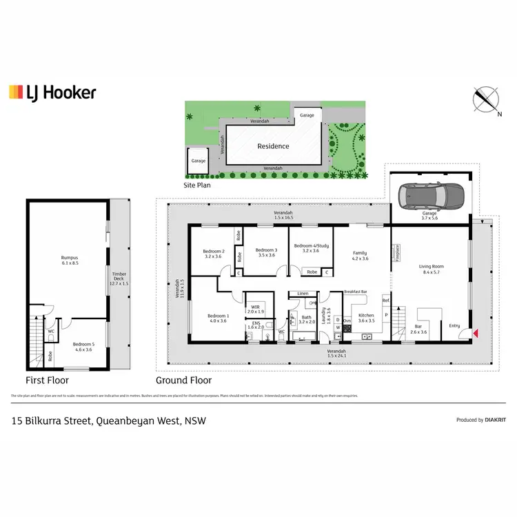 Floorplan of Homely house listing, 15 Bilkurra Street, Queanbeyan NSW 2620
