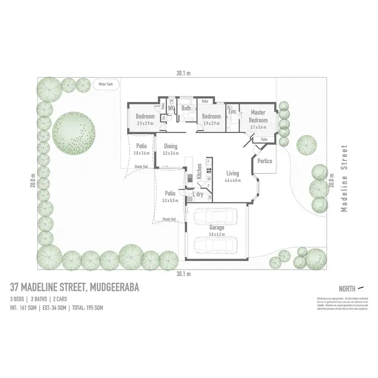 Floorplan of Homely house listing, 37 Madeline Street, Mudgeeraba QLD 4213