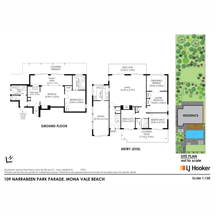 Floorplan of Homely house listing, 109 Narrabeen Park Parade, Mona Vale NSW 2103
