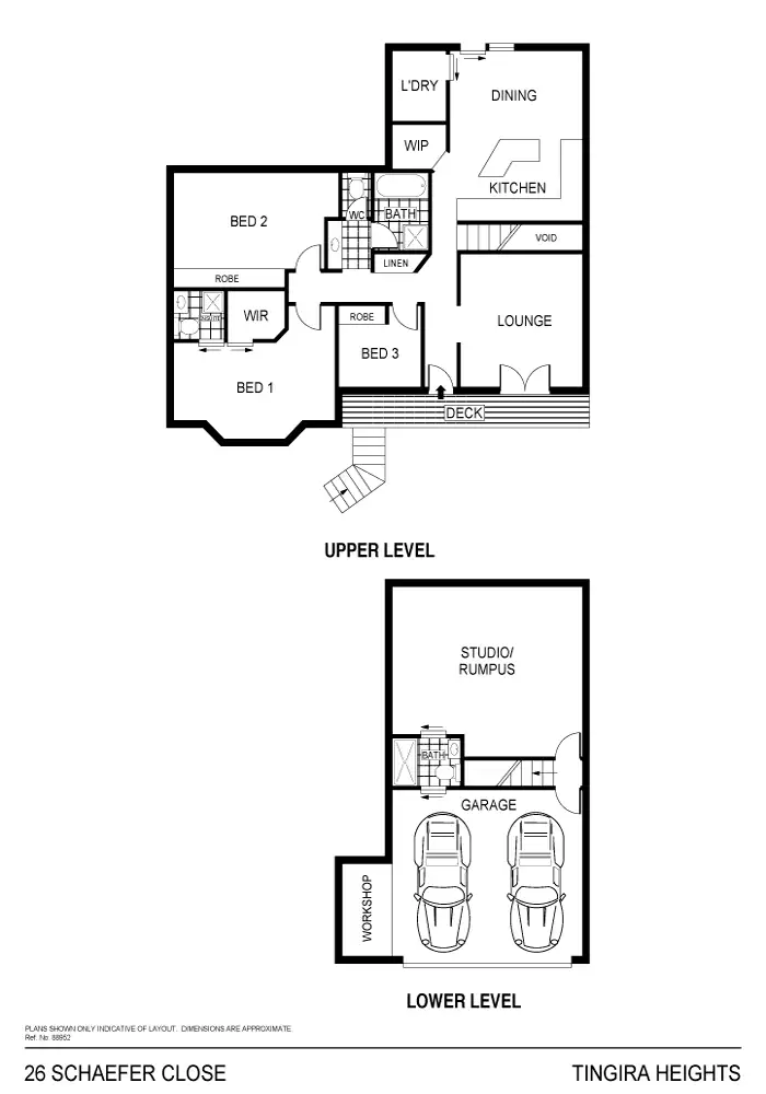 Floorplan of Homely house listing, 26 Schaefer Close, Tingira Heights NSW 2290