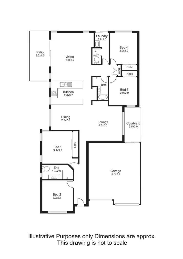 Floorplan of Homely house listing, 59 West Parkridge Drive, Brinsmead QLD 4870