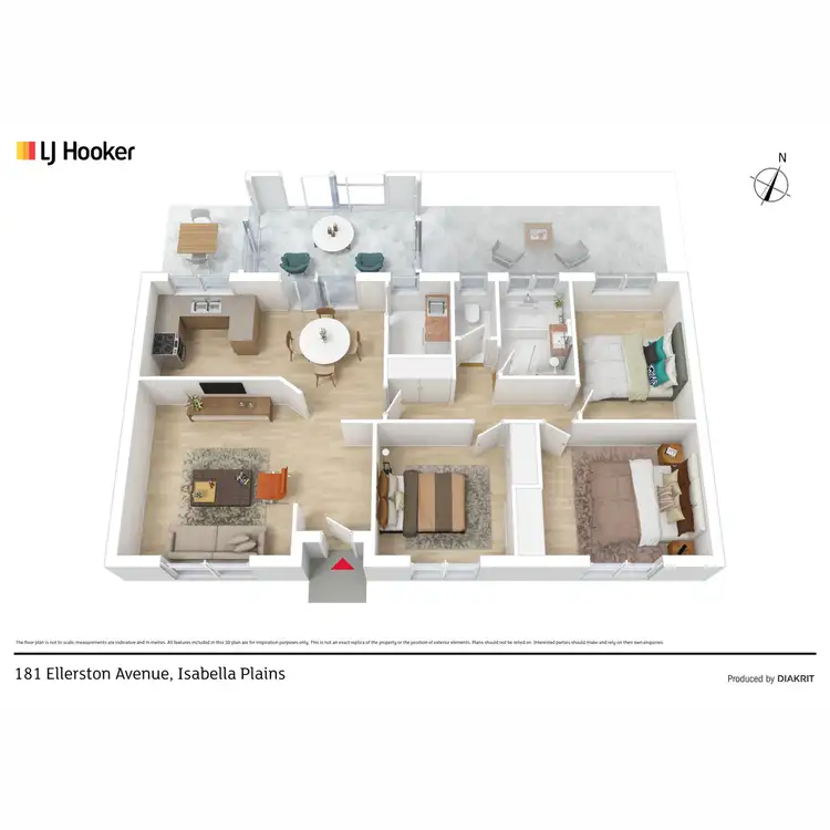 Floorplan of Homely house listing, 181 Ellerston Avenue, Isabella Plains ACT 2905