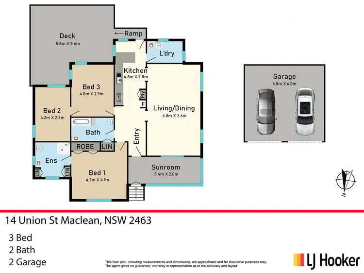 Floorplan of Homely house listing, 14 Union Street, Maclean NSW 2463