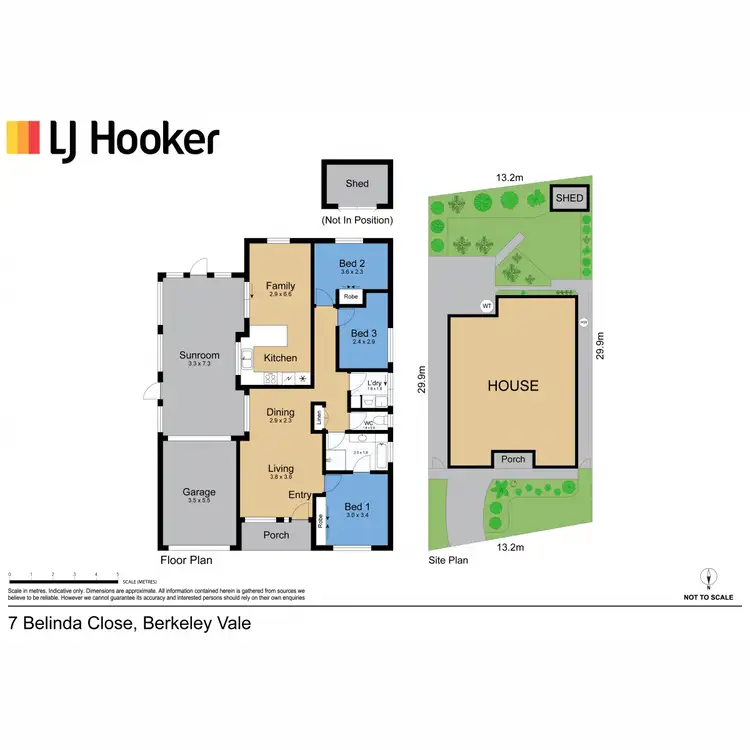 Floorplan of Homely house listing, 7 Belinda Close, Berkeley Vale NSW 2261