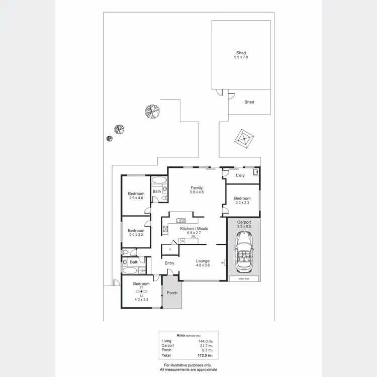 Floorplan of Homely house listing, 329 Bridge Road, Para Hills SA 5096