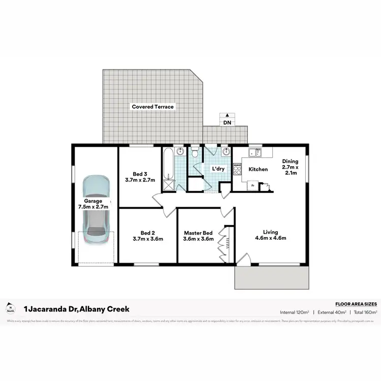 Floorplan of Homely house listing, 1 Jacaranda Drive, Albany Creek QLD 4035