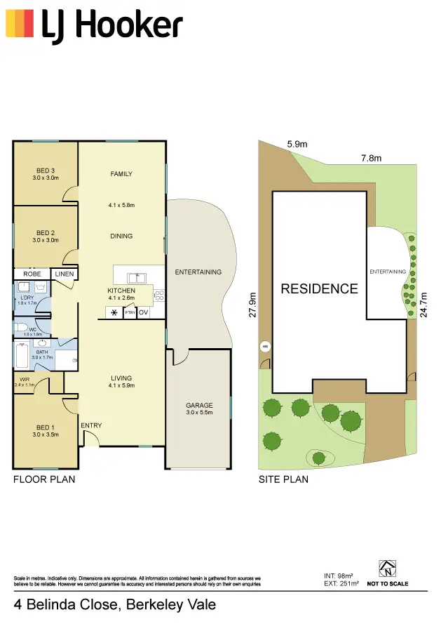Floorplan of Homely house listing, 4 Belinda Close, Berkeley Vale NSW 2261