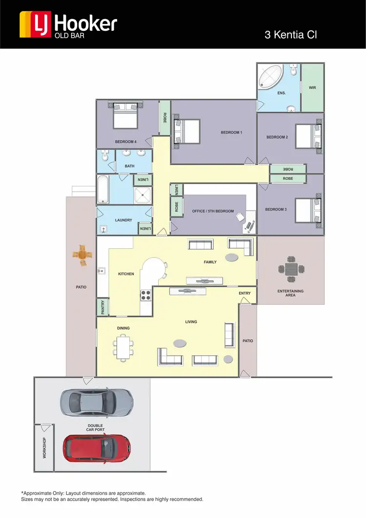 Floorplan of Homely house listing, 3 Kentia Close, Taree NSW 2430