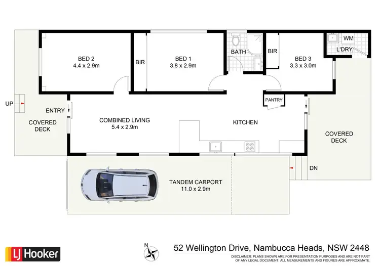 Floorplan of Homely villa listing, T21/52 Wellington Drive, Nambucca Heads NSW 2448