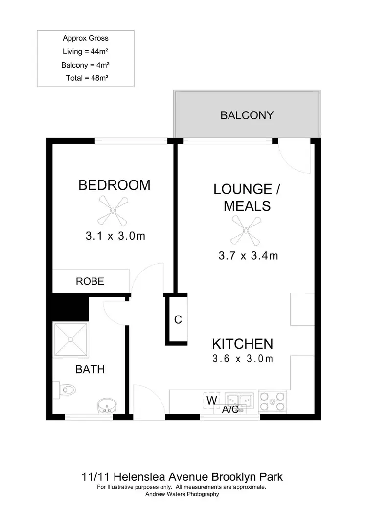 Floorplan of Homely unit listing, 11/11 Helenslea Avenue, Brooklyn Park SA 5032
