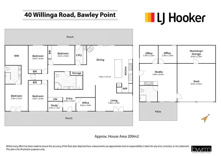 Floorplan of Homely house listing, 40 Willinga Road, Bawley Point NSW 2539