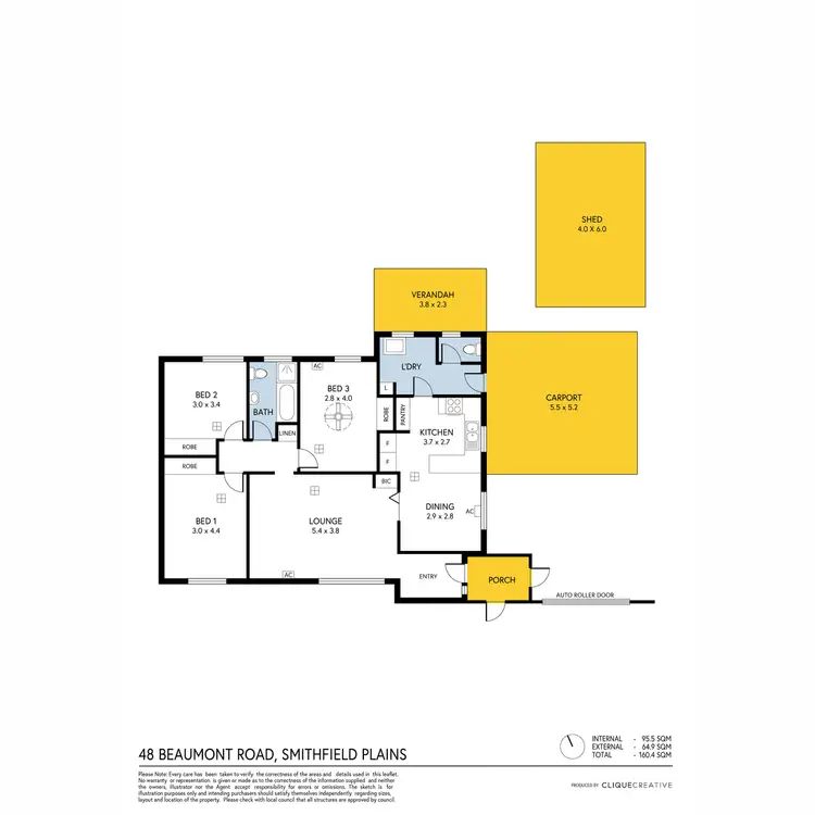 Floorplan of Homely house listing, 48 Beaumont Road, Smithfield Plains SA 5114