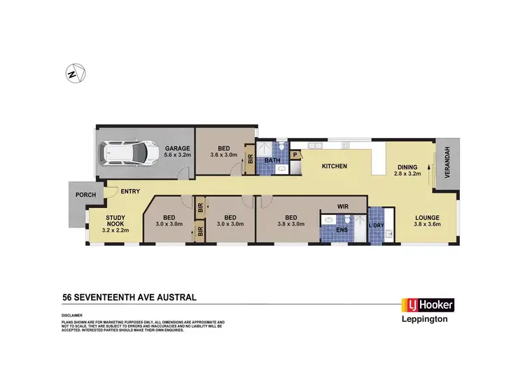 Floorplan of Homely house listing, 56 Seventeenth Avenue, Austral NSW 2179