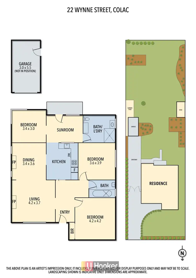 Floorplan of Homely house listing, 22 Wynne Street, Colac VIC 3250