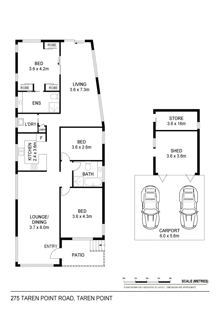 Floorplan of Homely house listing, 275 Taren Point Road, Caringbah NSW 2229