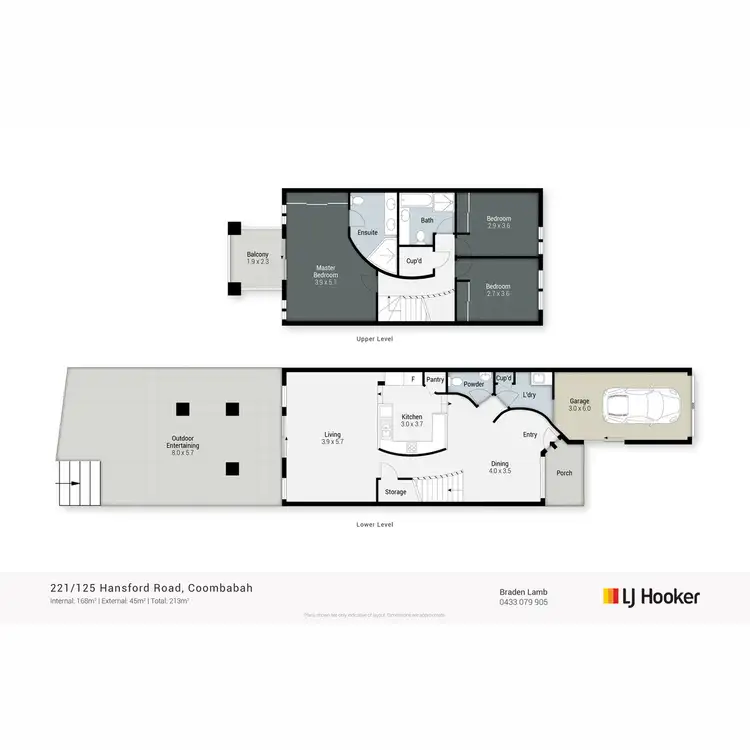 Floorplan of Homely townhouse listing, 221/125 Hansford Road, Coombabah QLD 4216