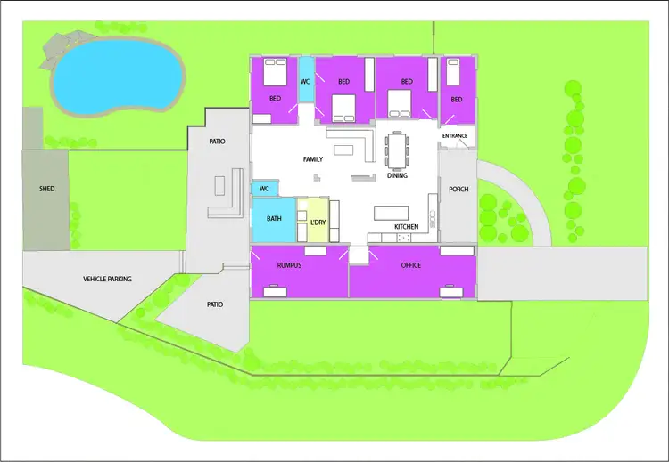 Floorplan of Homely house listing, 2-4 Ah Ching Close, Brinsmead QLD 4870