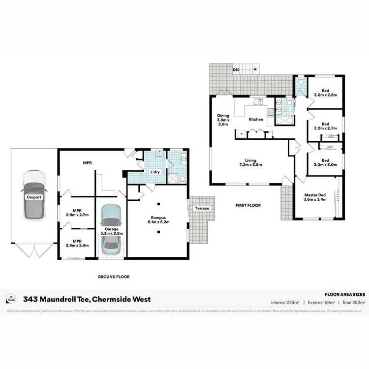 Floorplan of Homely house listing, 343 Maundrell Terrace, Aspley QLD 4034