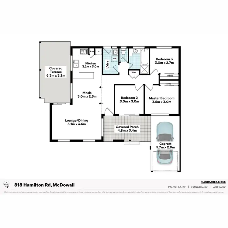 Floorplan of Homely house listing, 818 Hamilton Road, Mcdowall QLD 4053